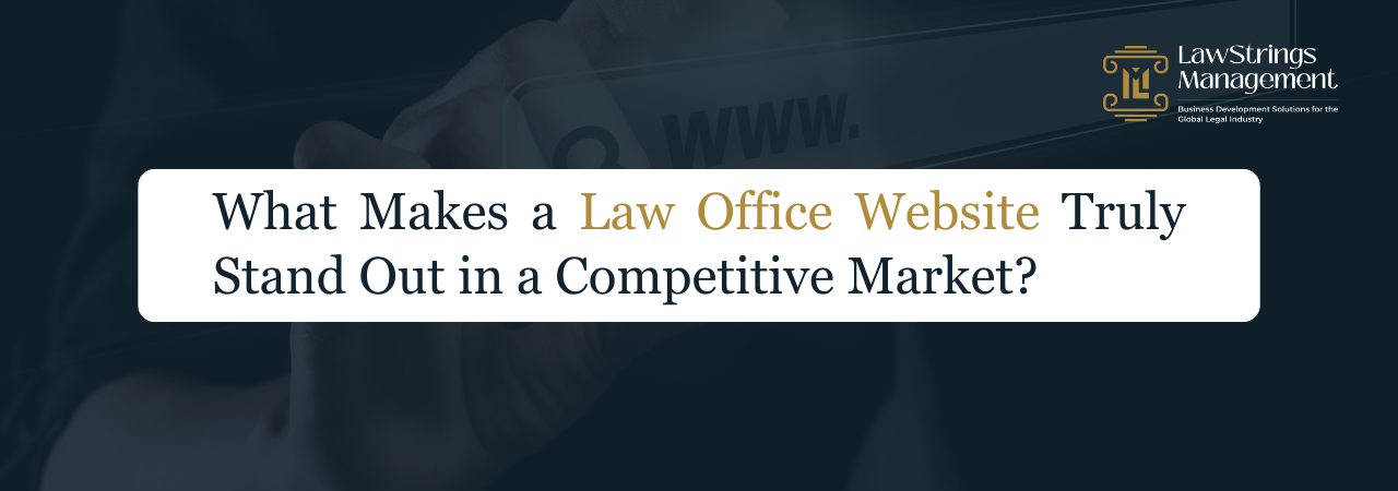 Makes a Law Office Website Truly Stand Out as the Best in a Competitive Market